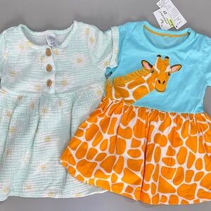 💜3/$15 Modern Moments and Jumping Meters Toddler Dress Bundle